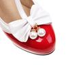 Fashion Women T Strap Lolita Mary Jane Shoes Woman Platform High Heels Red White Bowtie Ladies Summer Spike Heel Pumps Party Dress Shoes