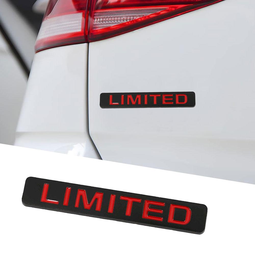 Adhesivo Metálico 3D Edición Limitada Coche Auto Emblema Insignia Adhesivo Calcomanía Emblema Cromado Parachoques de Puerta Maletero Adhesivo para Estilo de Coche