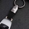 Metal/Leather Car Logo Key Chain Keyring Auto Interiors Accessories For Chevrolet Cruze Aveo Lacetti Niva Trax Bolt Impala Sonic