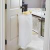 Rotatable Cotton Canvas Laundry Basket - Detachable and Washable Storage Bag