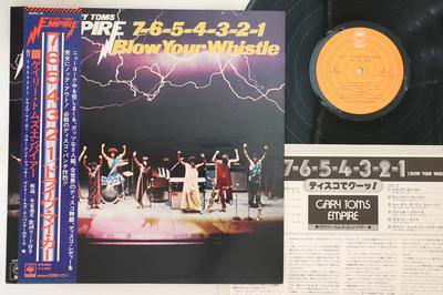 LP Schallplatte GARY TOMS EMPIRE - 7-6-5-4-3-2-1 Blow Your Whistle ECPO72 EPIC 1975 Japan Obi Soul/Funk Gebraucht