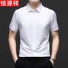 Hengyuanxiang Men's Seamless Non-Iron Short-Sleeve Shirt