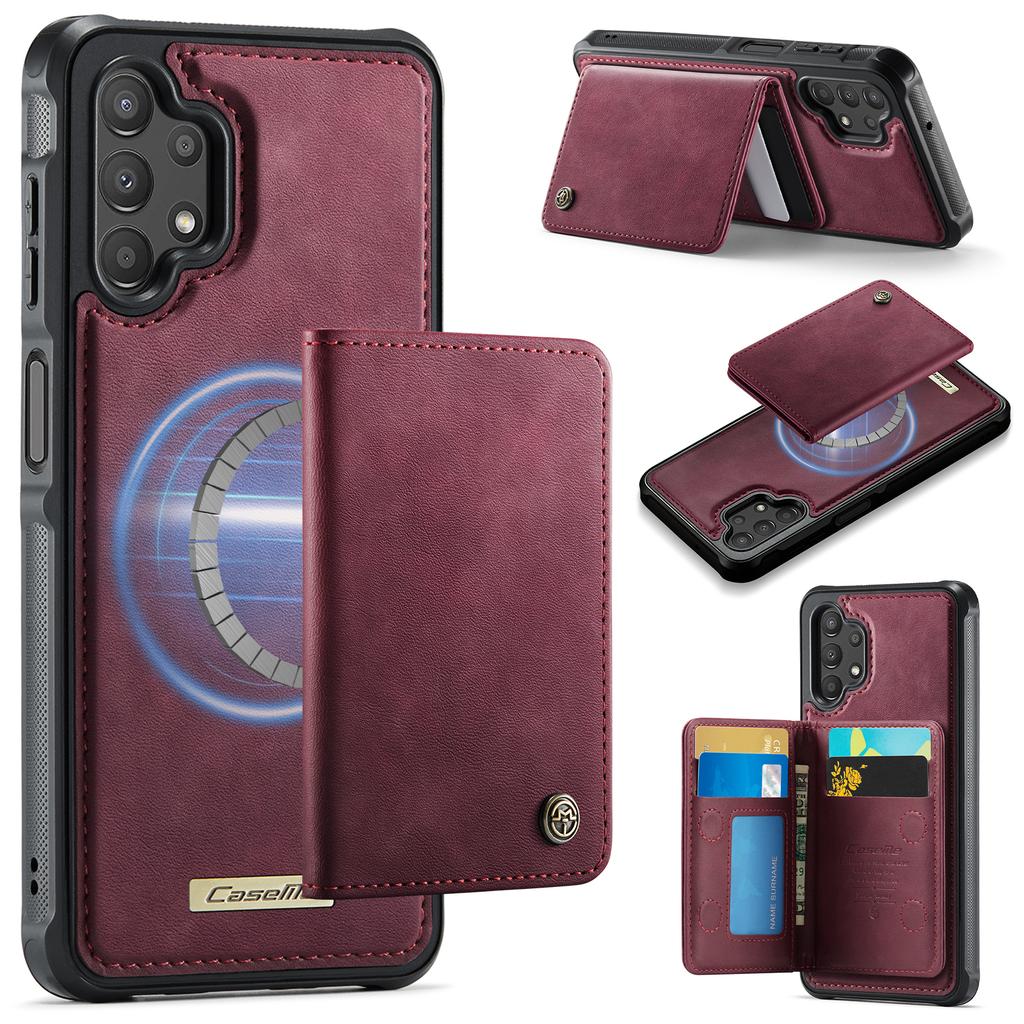 CASEME ME80 Series For Samsung Galaxy A13 4G/A04s 4G (164.7mm) Magnetic Case Leather PC TPU Phone Cover with Detachable Wallet