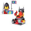 MOC Medieval Castle Building Blocks Set House Bedroom Table Furniture Kitchen Knight Witch Wizard Halloween Skeleton Brick Toys