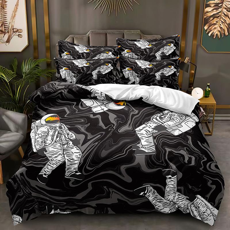 Fashion Technology Printing, 3D Digital Printing, Bedding, Duvet Covers, Pillowcases, Three-piece Sets