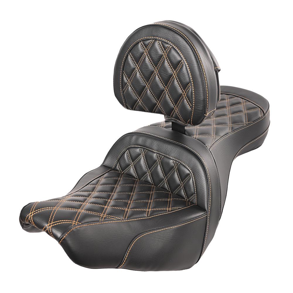 Softail Streetfighter Seat Cushion with Backrest for Harley-Davidson 18-25
