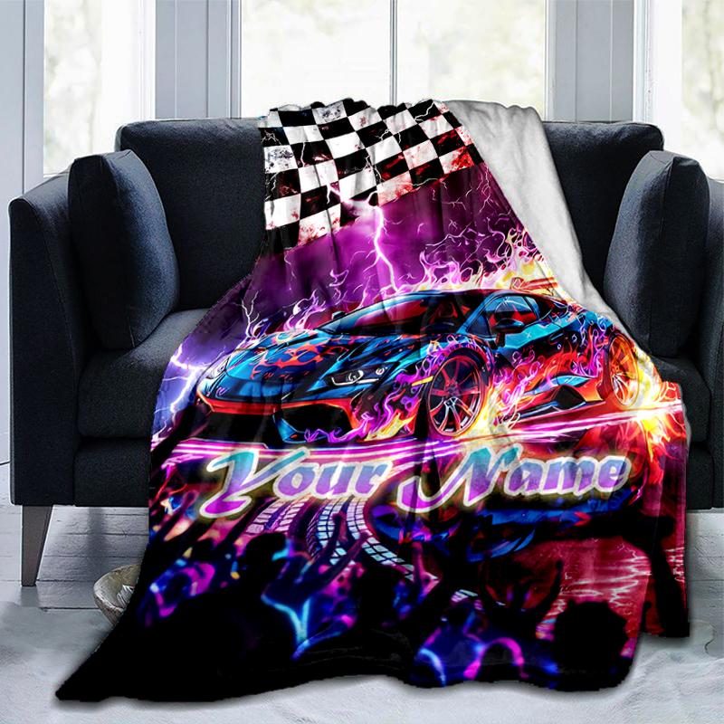 1PC Custom Name Dreams Ignite Flannel blankets Patterns Throw Blanket All-Season Soft Gift for Couch, Bed, Camping gifts