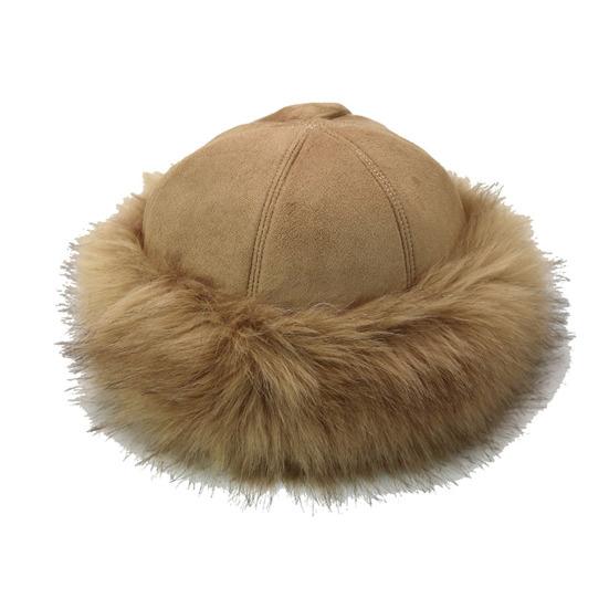 

Women Hat Thicken Fluffy Faux Fur Pure Color Coldproof Cap Fashion Accessories верблюд