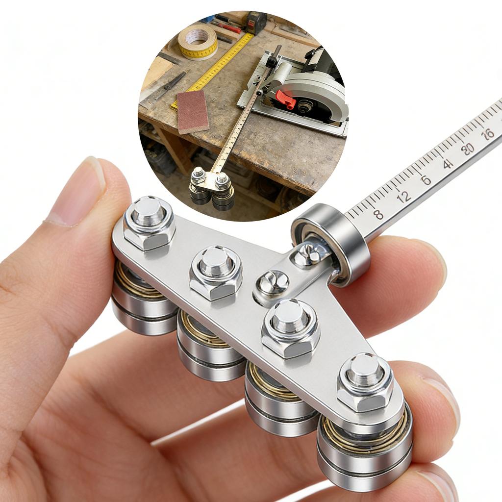 Stainless Steel Precision Cutting Guide Universal Cutting Circular Saw Guide Rail Circular Saw Rip Fence Kit for Straight Edge