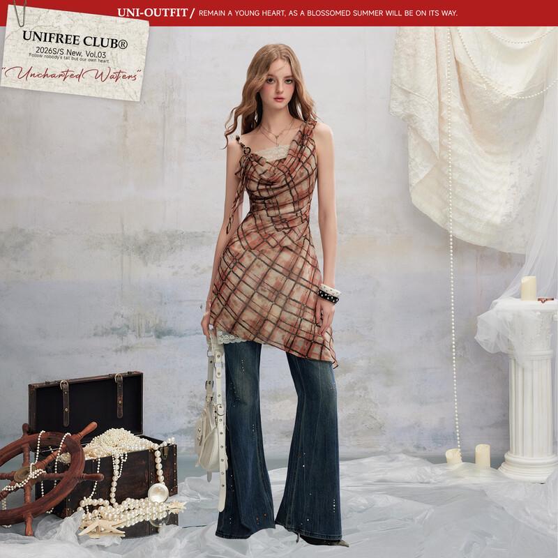 unifree Sweet Bow Ribbon Slim-Fit Dress