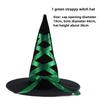 Halloween Prom Party Hat Witch Hat Witch Hat Veil Hat Printed Pumpkin Hat Black Tip Hat