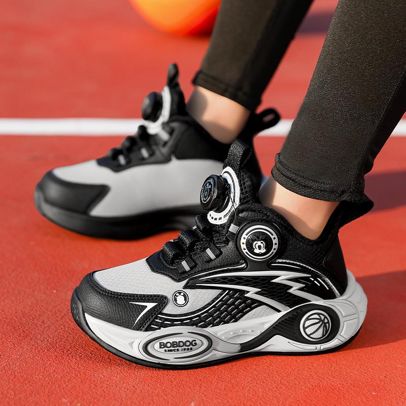 Kinder Sneaker Jungen Basketballschuhe Mode Luxus Rutschfest Schulkind High Top Schuhe Sport Tennis Sneaker für Jungen