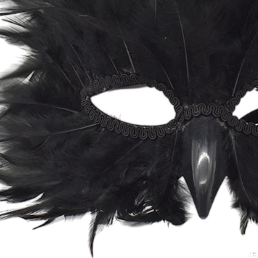 Cosplay-Federmaske für Mardi Gras- und Valentinstagsveranstaltungen