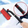 Car Snow Brush Extendable Heavy Duty Ergonomic Automotive Window Cleaning Shovel For Vehicle Truck SUV Window Frost Winter Men