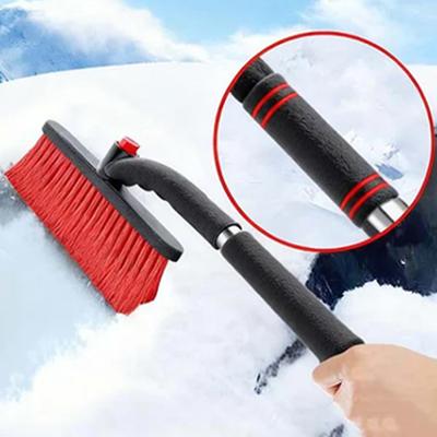 Car Snow Brush Extendable Heavy Duty Ergonomic Automotive Window Cleaning Shovel For Vehicle Truck SUV Window Frost Winter Men