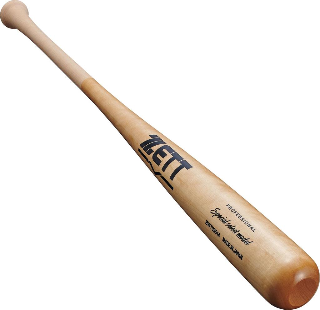 ZETT Speciální vybraný model Baseball Vyrobeno v Vyrobeno z 760g Průměrná přírodní BWT39514 Pálka, Japonsko, Bříza Ermanova pěstovaná v Hokkaidu, 84cm, Hmotnost, (1200 MO),