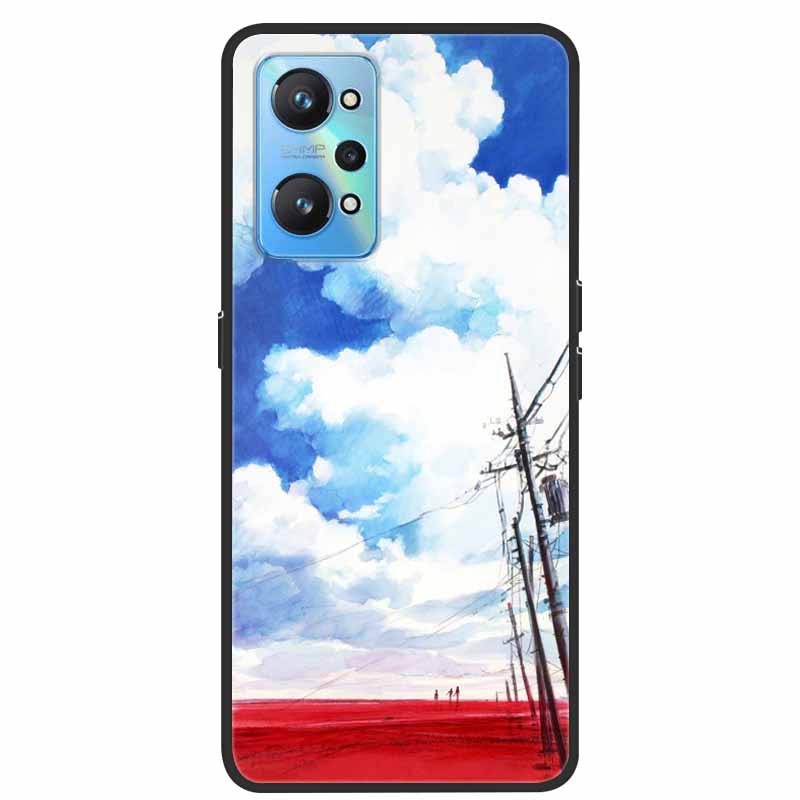 For Realme GT Neo 2 Case Silicone TPU Soft Cover Aesthetic Phone Case for Realme GT Neo2 Funda Realmi RMX3370 Shockproof Shell