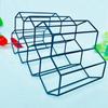 Wine Display Holder Red Wine Rack Wine Shelf Modern Bar Accessories Wine Bottle Storage Metal Honeycomb Wine Rack