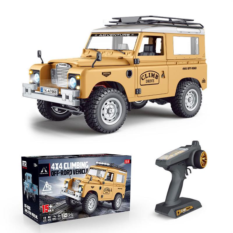 2026 Yeni 1:10 Tam Ölçekli Pickup Her Arazi Simülasyonu Off Road Tırmanma Aracı 15KM/H RC ARABA 2.4G Uzaktan Kumanda 100M LED'li