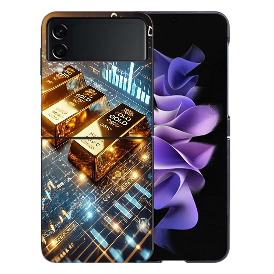 

Торговля Контрактами на Разницу Золота Чехол для Телефона Для Samsung Z Flip 6 7 5G Galaxy Z Flip 5 4 3 5G Чехлы Ударопрочный Жесткий Чехол TP Galaxy Z Flip 5 5G