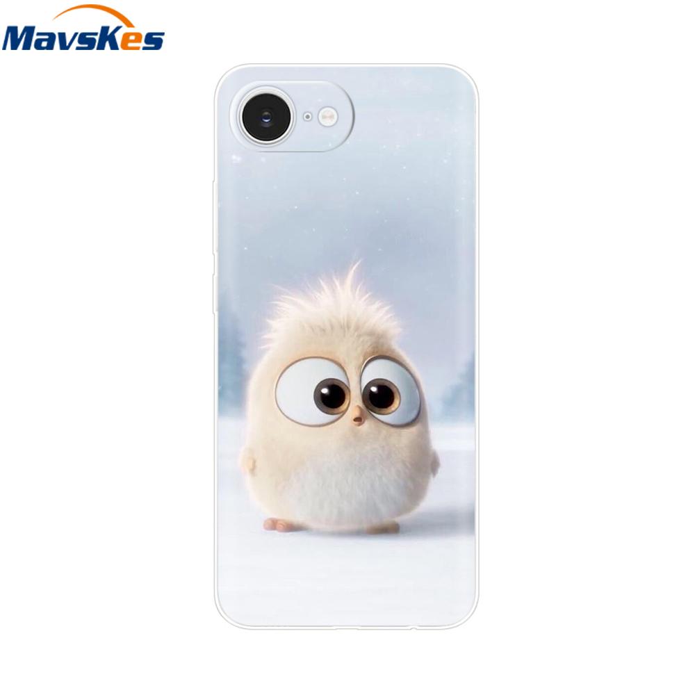 For iPhone 16e Case For Apple iPhone 16e Case Luxury Clear Painted Cover Case For iPhone 16e 16 E Coque Protective Cover Fundas