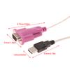 1.5 Meters Usb To Rs232 Adapter Cable Usb To Rs232 9Pin Db9 Com Serial Port Cable Port Adapter Dual Chip