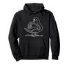 Line Art Bird/Ornithologist Trumpeter Swan Hoodie
