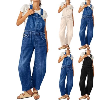 Women's Low Waist Washed Women's Jeans Fashionable Versatile Straight Leg Pants
