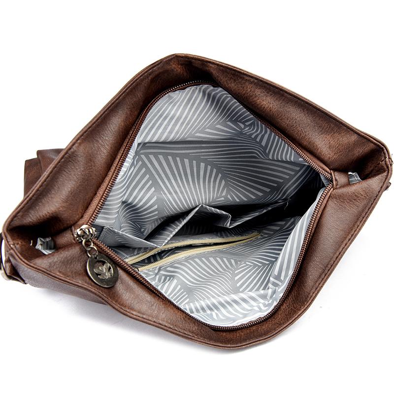 Women's Large Capacity PU Leather Shoulder Bag – Stylish Crossbody Tote with Multiple Pockets, Perfect for Daily Use, Work & Travel