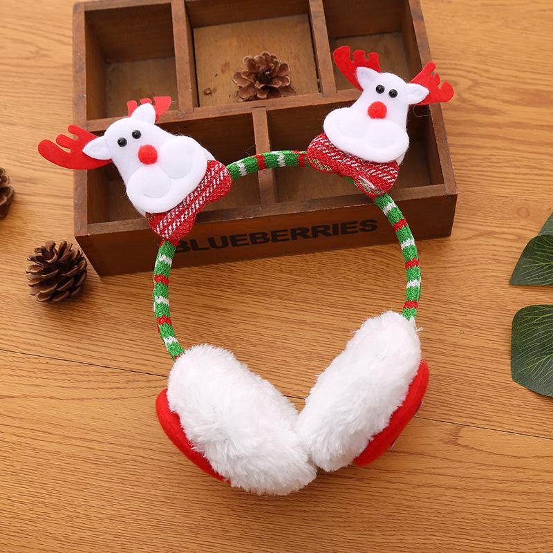 High-Grade Cartoon Christmas Earmuffs - Warm Ear Cover Headband for Adults & Kids