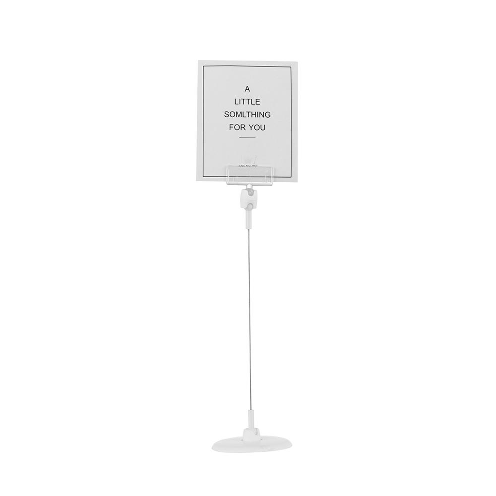 Party Wedding Supplies Paper Clamp Table Numbers Holder Photos Clips Place Card Clamps Stand