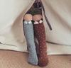 Animal Print Knee High Baby Girls Socks Anti Slip Cartoon Cat Leg Warmers Infant Baby Long Socks Cotton Newborn Baby Boy Socks