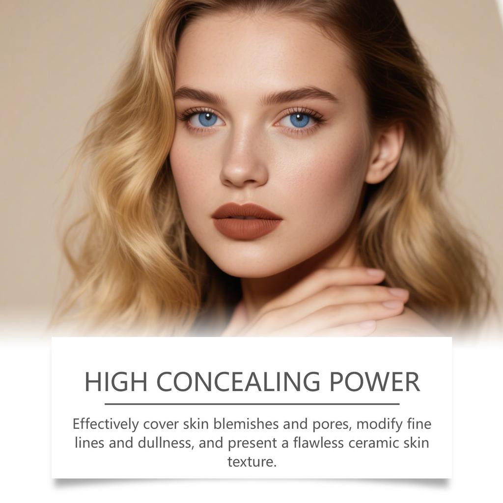 Color-Adapting Foundation Stick – Moisturizing & Matte Coverage, Non-Cakey 2-in-1 Concealer & Foundation Less