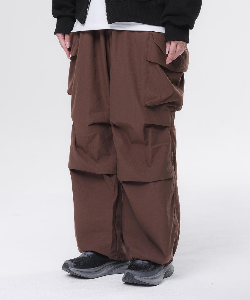 ALVINCLO [Deluxe] Soft Parachute Wide Cargo Pants Dlx2920 (4 Colors)