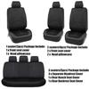 Funda Universal de Cuero PU para Asiento de Coche para Todas las Estaciones - Impermeable y Antipolvo