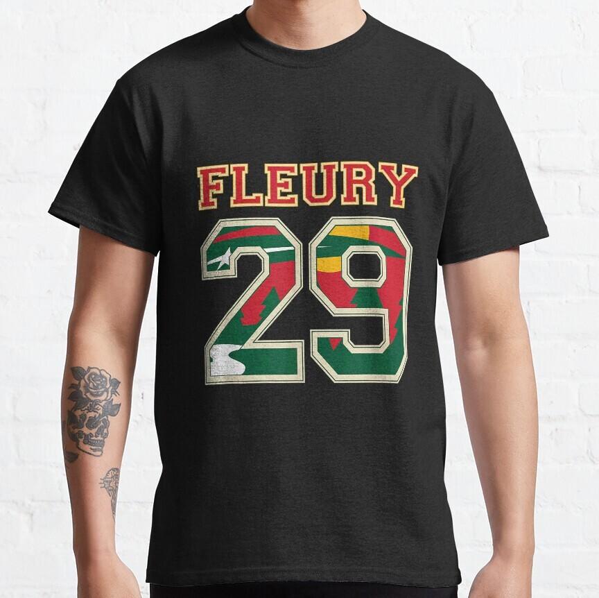 Sale! Fleury 29 Wild Goalie Flower T-Shirt, Trendy Shirt For Fans,S-5Xl Unisex T-Shirt XXXL