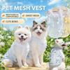 Hollow Cat Dog Vest Lace Bow Pet Princess Dress Cute Pet Shirt  Dog Cat Supplies