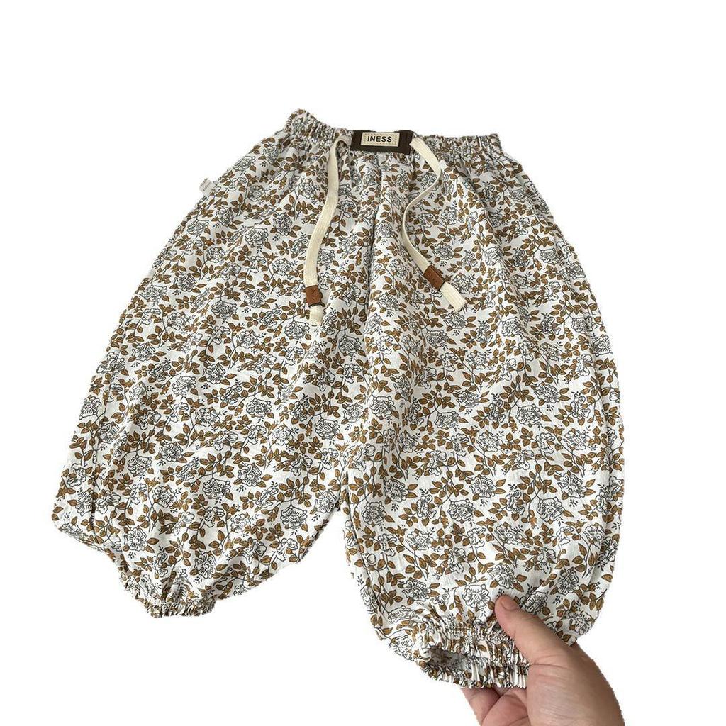 Kids' Summer Mosquito-Proof Lightweight Wide-Leg Pants for Boys and Girls