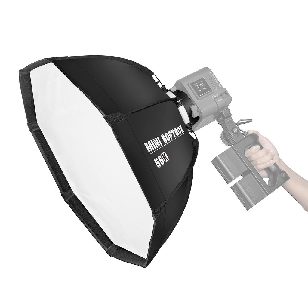 YnBox 55K 55cm 22in Octagon Photography Softbox with Bowens Mount Removeable Diffuser Carrying Bag for YONGNUO YNLUX100