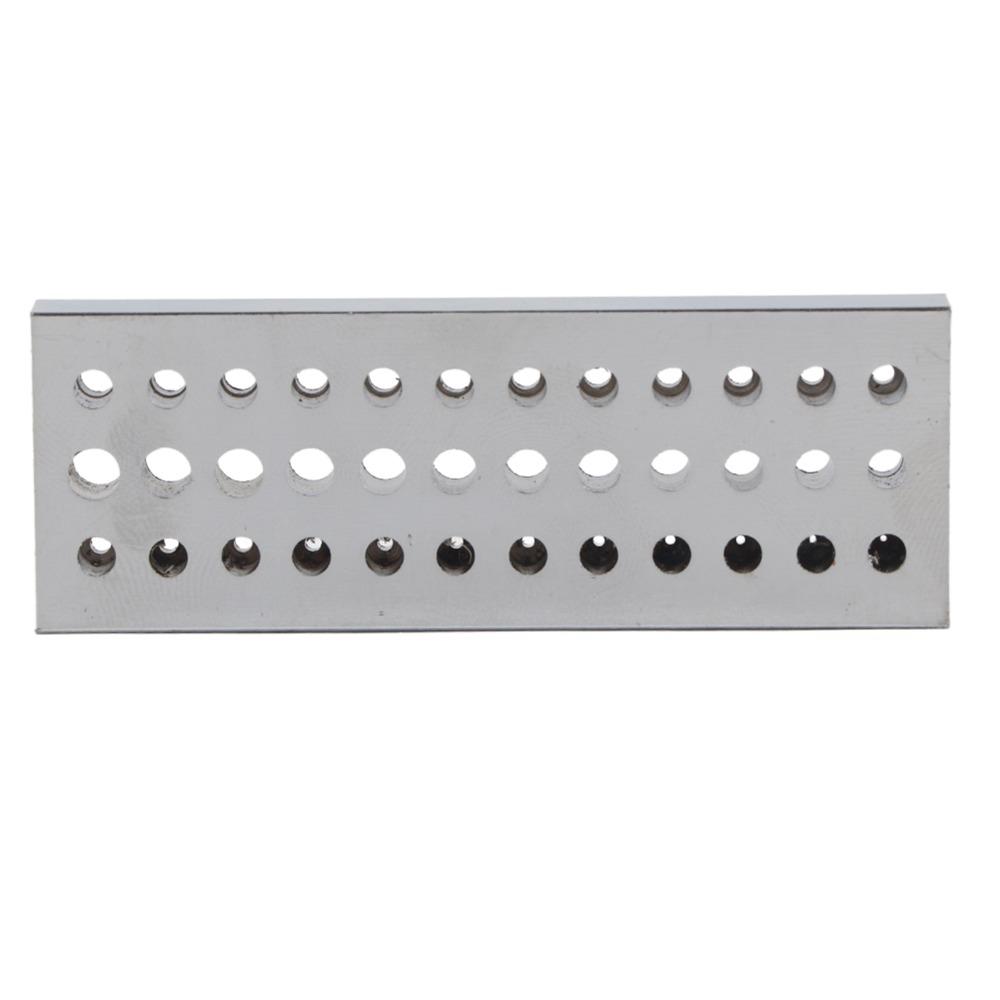 Metal Plate Punching Plate 36 Holes Watch Repairing Tool Precision Drilling Plate  Clock Repair