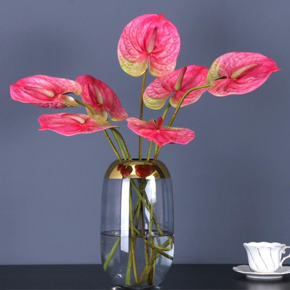 Garden Real Touch Bridal Elegant Anthurium Artificial Calla Lilies Fake Plants Fake Flowers