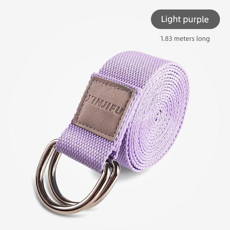 

Yiqi Lengthened Cotton Strength Training Auxiliary Stretching Belt Light purple 1.83 m