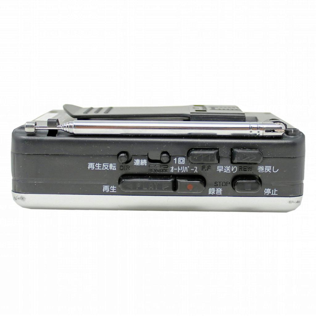 WINTECH Radio Tape Recorder with Digital Radio FM Digital Alarm 2 AA Batteries and AC Adapter PCT-11R2 AM/FM Auto-Reverse Playback, AM/FM (Wide