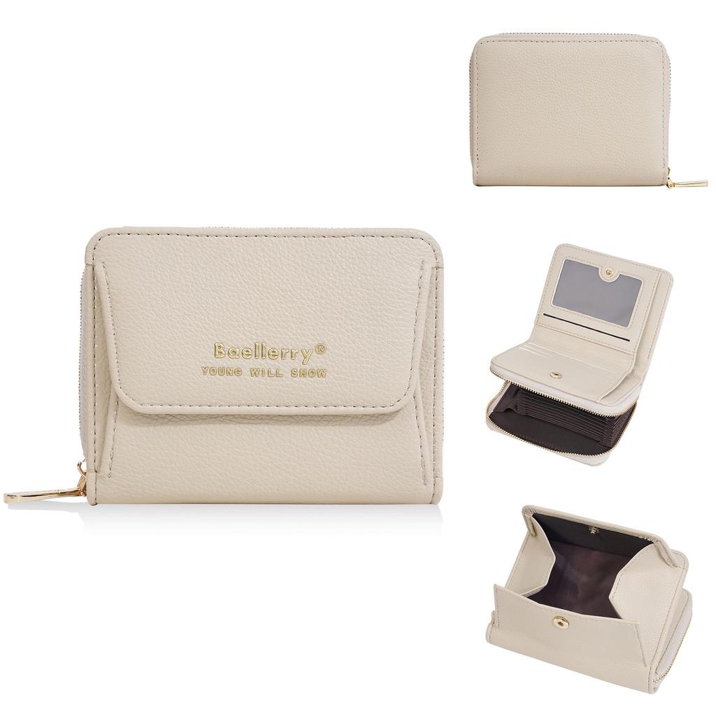 Fashionable And Minimalist Short Wallet With Letter Printing Design For Daily Use And Wearresistant Durability