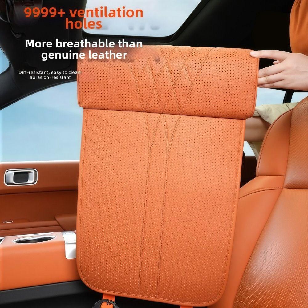 Leather Car Seat Leg Support Pad Memory Foam Seat Extension Leg Rest Long Drive