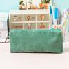 Corduroy Pencil Case Soft Small Pencil Pouch Organizer with Zipper Multifunctional Travel Makeup Coin Bag for Girls