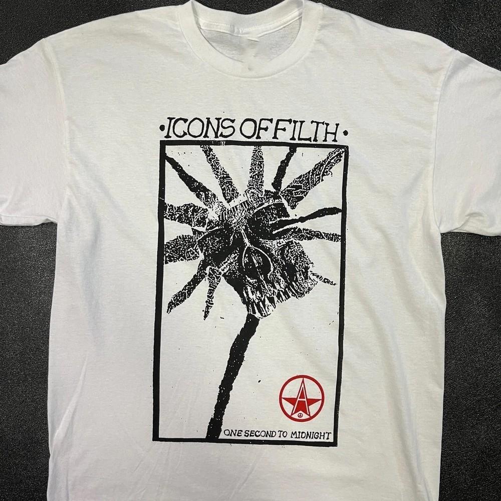 Icons of Filth Band White Color Full Size Shirt Gift For Fan MI605 Unisex T-Shirt L