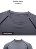 Men's Elastic Quick-Dry Long Sleeve for Autumn/Winter Training, Cycling, and Running