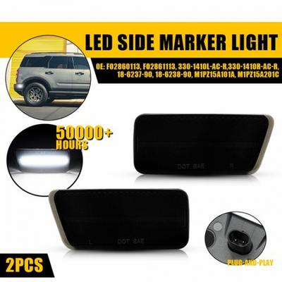 2pcs Rear LED White Light Side Assembly - for Bronco Sport Ford Big Bend