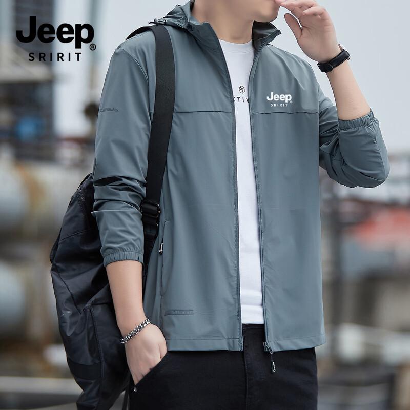 

Мужская рубашка с длинным рукавом JEEP SPIRIT для защиты от солнца XM2531 6XL